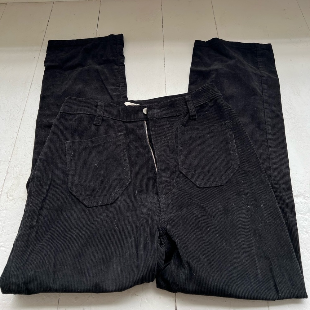 Black corduroy Lykke Wullf perfected ranch pants